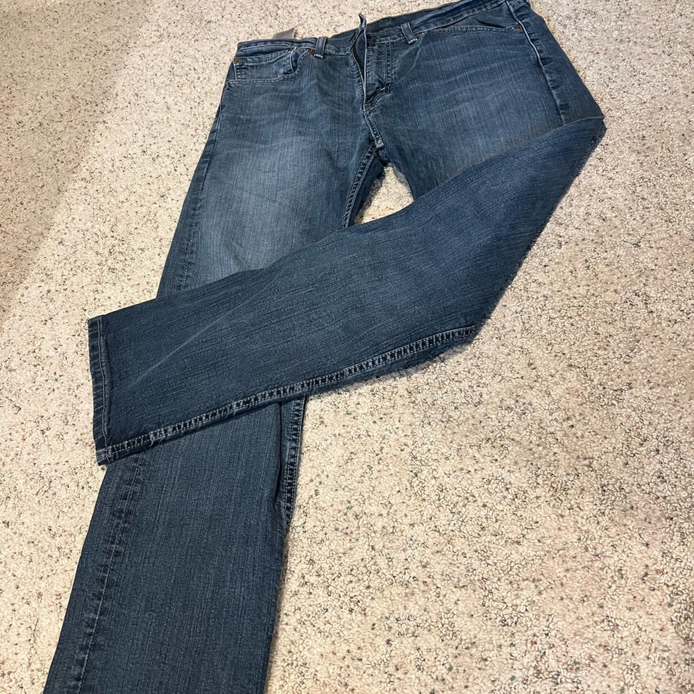 Levi's Dark Blue Straight Jeans